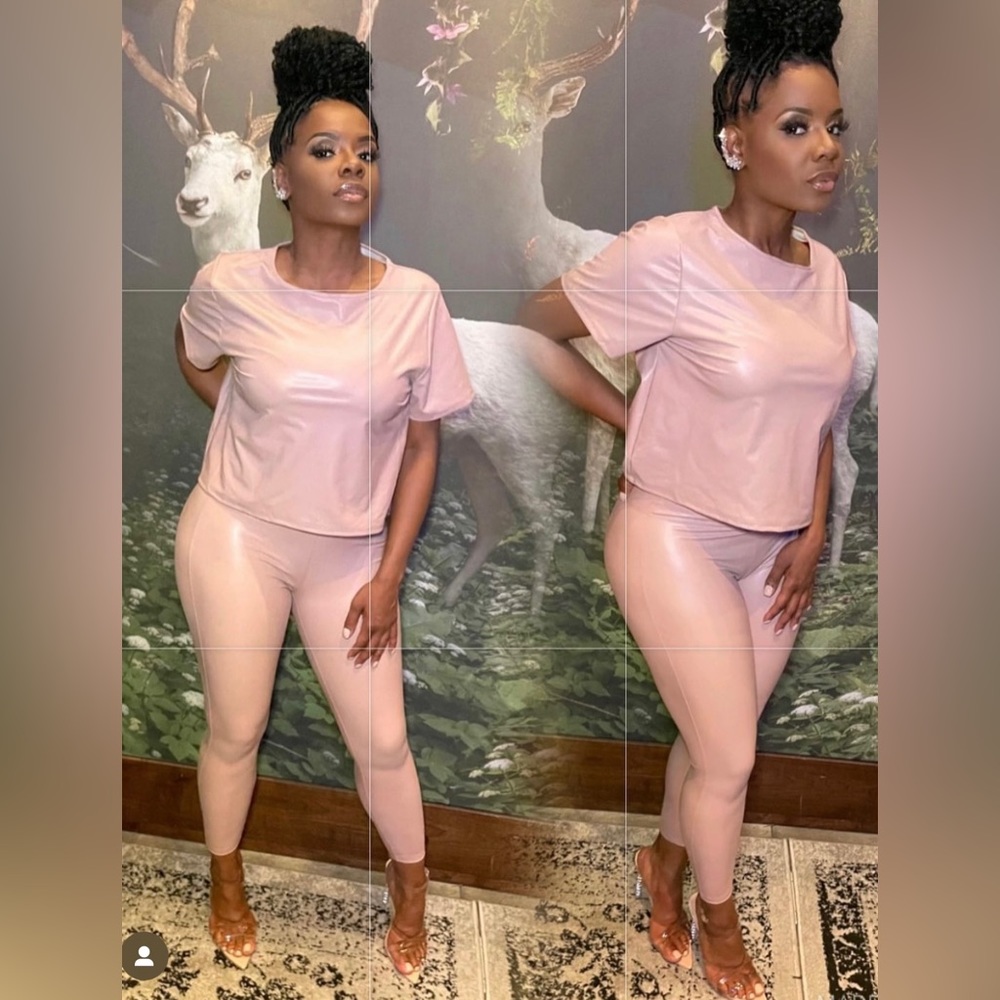 Blush Faux 2 piece outfit